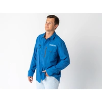 Superior Mens Syzmik Fishing Shirt Blue (Each) Large