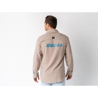 Superior Mens Syzmik Fishing Shirt Sand (Each) Large