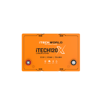 iTECH120X Deep Cycle Lithium Battery with Bluetooth LiFePO4 105Ah