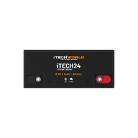 iTECH24 Deep Cycle Lithium Battery LiFePO4 24Ah