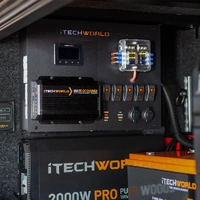 200Ah Control Hub Kit with 2 x iTECH100Ah Lithium