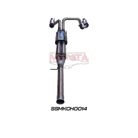 Cat Back Exhaust System with Centre & Rear Muffler (Silverado 1500 ZR2 6.2L V8)