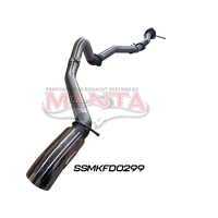 3in DPF Back Without Centre Muffler and With 4in Tip (Next Gen T6.2 Everest V6)