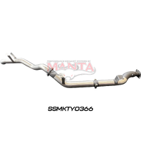 4in DPF Back without Muffler (Landcruiser VDJ76 4.5L V8 Wagon)