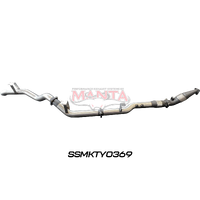 4in Turbo Back with Cat & without Muffler (Landcruiser VDJ76 4.5L V8 (DPF) Wagon)