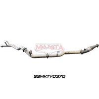 4in Turbo Back without Cat & without Muffler (Landcruiser VDJ76 4.5L V8 (DPF) Wagon)