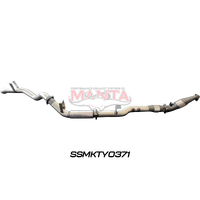 4in Turbo Back with Cat & Muffler (Landcruiser VDJ76 4.5L V8 Wagon (Without DPF))