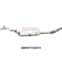 4in Turbo Back without Cat & without Muffler (Landcruiser VDJ76 4.5L V8 Wagon (Without DPF))