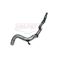 Turbo Back, 4in Single Side Exit With Cat (Landcruiser VDJ79 V8 4.5L TD, Dual Cab Ute 2016 To Current)