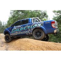 Superior Weld In Coil Conversion VSB14 Approved w/Remote Reservoir Shocks (Front and Rear) Suitable For Ford Ranger PX-PXII/Mazda BT-50 (2012-2020) Du