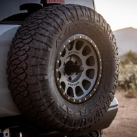 ZMR305 NV HD 17x8.5 5x150 0 Titanium - Matte Black Lip