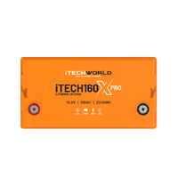 iTECH160X PRO Deep Cycle Lithium Battery with Bluetooth LiFePO4 160Ah