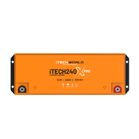 iTECH240X PRO Deep Cycle Lithium Battery with Bluetooth LiFePO4 240Ah