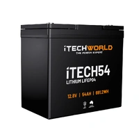 iTECH54 Deep Cycle Lithium Battery LiFePO4 54Ah