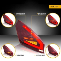 LED Sequential Tail Lights - Fiesta Hatchback WS WT WZ 09-17