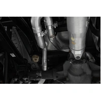 3" Cat-Back 2.5 Inch Dual Split Rear Exhaust System (F-150 21-24) - BC Aluminized Steel - T304 Stainless Steel Tip