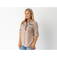 Superior Ladies Syzmik Fishing Shirt Sand (Each) 10