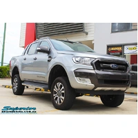 Superior Nitro Gas Twin Tube 4 Inch (100mm) Lift Kit Suitable For Ford Ranger/Mazda BT-50 2012-18 (Kit) 0-60kg Acc 0-150kg Cons Braided