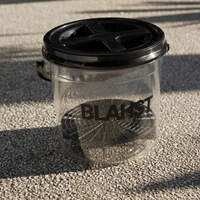 18L Clear Car Wash Bucket with Grit Guard & Lid