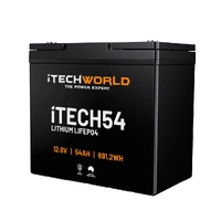 iTECH54 Deep Cycle Lithium Battery LiFePO4 54Ah
