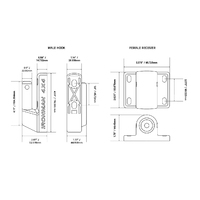 Awning Quick Release Mounting Brackets