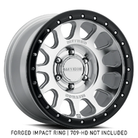 MR709 HD Bead Grip 17x8.5 6x139.7 0 Machined - Clear Coat
