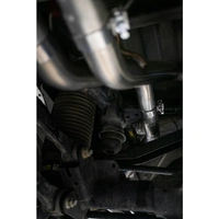 2.5" Cat Back, Dual Split Rear (Ram Hemi 1500 19-24) - BC Aluminized Steel - T304 Stainless Steel Tip