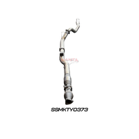 4in Turbo Back with Cat & without Muffler (Landcruiser VDJ76 4.5L V8 Wagon (Without DPF))