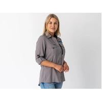 Superior Ladies Syzmik Fishing Shirt Stone (Each) 10