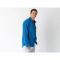 Superior Mens Syzmik Fishing Shirt Blue (Each) Large