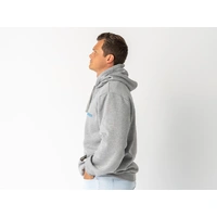 Superior Unisex Hoodie Grey Marle (Each) 2XL