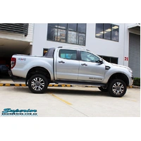Superior Nitro Gas Twin Tube 4 Inch (100mm) Lift Kit Suitable For Ford Ranger/Mazda BT-50 2012-18 (Kit) 0-60kg Acc 0-150kg Cons Braided