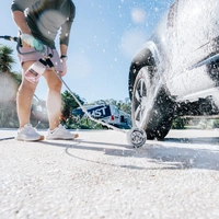 Underbody Foam & Rinse Kit for Pressure Washers with Twin-Wheel Base