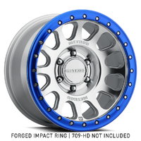 MR709 HD Bead Grip 17x8.5 6x139.7 0 Machined - Clear Coat