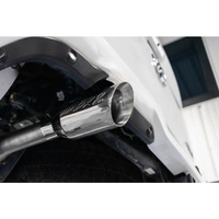 2.5" Cat Back, Dual Split Rear (Ram Hemi 1500 19-24) - BC Aluminized Steel - T304 Stainless Steel Tip