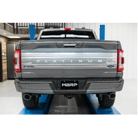 3" Cat-Back 2.5 Inch Dual Split Rear Exhaust System (F-150 21-24) - BC Aluminized Steel - T304 Stainless Steel Tip