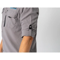 Superior Mens Syzmik Fishing Shirt Stone (Each) Large
