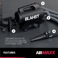 Air Maxx Wall-Mounted Car Dryer Blower 2400W with 8m Hose