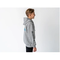 Superior Youth Hoodie Grey Marle with Sleeve Logo (Each) 10
