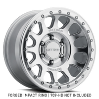 MR709 HD Bead Grip 17x8.5 6x139.7 0 Machined - Clear Coat
