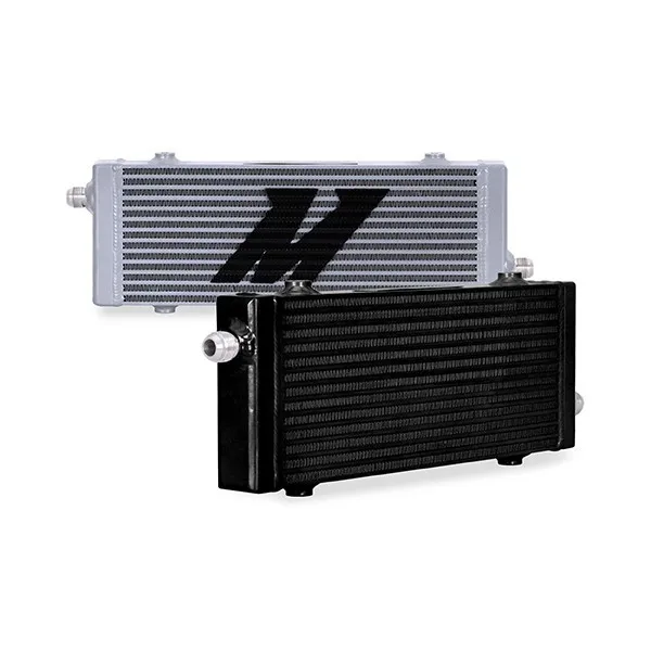 Mishimoto Universal Cross Flow Bar and Plate Oil Cooler, Small, Black