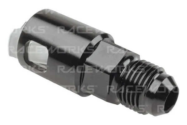 Raceworks RWF-715-06 GM Female EFI Adaptor 3/8 Tube to Barb Plastic