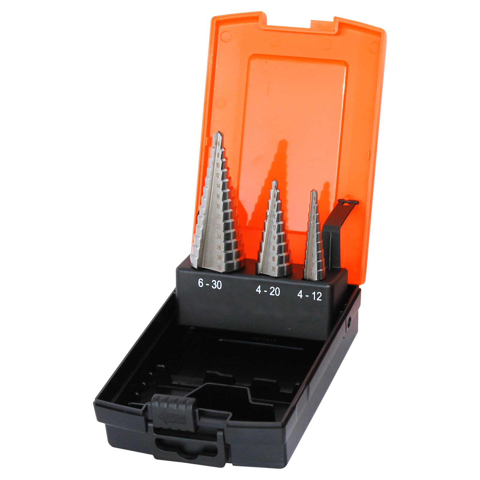 Sp7 Bit SP Tools SP31398-XPX High Speed Steel - HSS Step Drill Bit Sets - 3pc