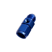 Straight Female to Male -3AN With 1/8" NPT Port - Black