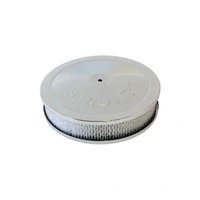Paper Air Filter Assembly 5.125" Neck - Chrome - 9" x 2"