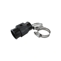 Radiator Hose Temperature Sender Adapter - Black - 1-11/32" OD