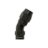 Kryptalon Big Bore Full Flow Swivel 30 Deg Hose End -6AN - Black - 1 Piece
