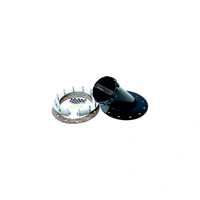 45 Deg Remote Fuel Cell Filler 2.5"Neck - Black