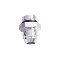 -10AN ORB To -6AN Straight Male Flare Adapter - Silver
