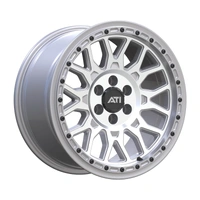 AT-01 17X8.5 Hybrid Beadlock Wheel - 6X114.3 Black Hardware Kit (No ring) - Machined